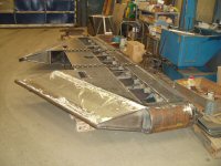 Gondol til multibeam under fremstilling
