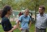 September 2006: Videnskabsminister Helge Sander besøger projektet 