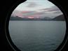 Grønland, September 2006, Morgenstemning over Godthåbsfjorden set gennem koøje