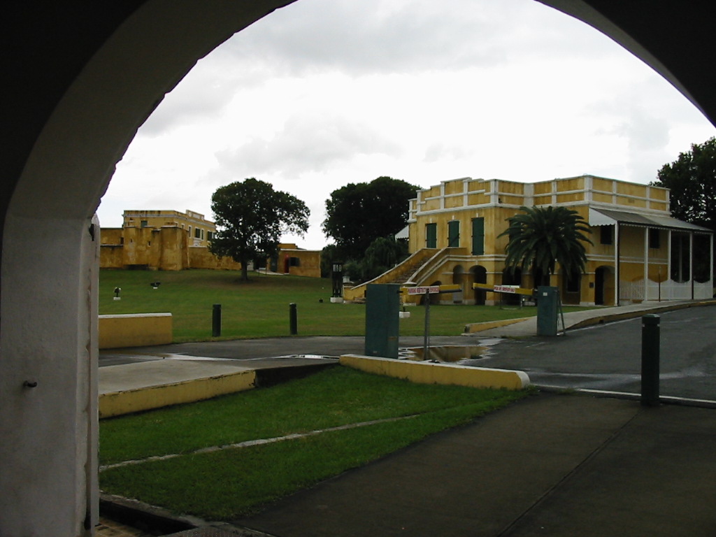 Kig mod fortet i Christiansted