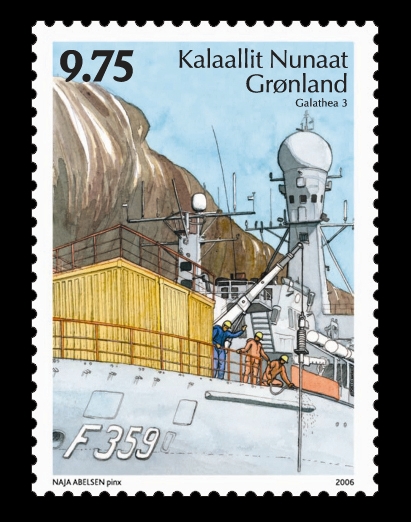 Tegnet af den grønlandske kunstner Naja Abelsen